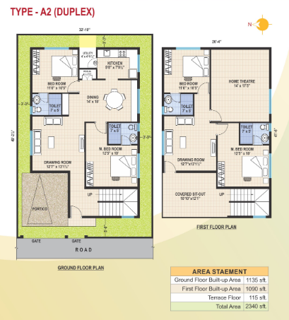 AVR Gulmohar Homes Floor plan